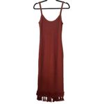 Saylor Fringe Knit Midi Dress Sz S Photo 1