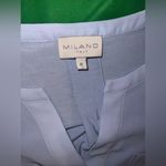 Milano Italy Sky Blue Jersey Chiffon Top size Medium Photo 5