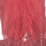 Jenny Packham New  Burgundy Lace Top Formal Dress Size 16 Photo 6