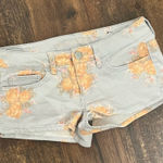 American Eagle AE Floral Denim Shortie size 8 Vintage Photo 0