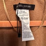 Banana Republic Plaid Cozy Poncho Ruana in Camel Big Check Plaid Black Off-White Photo 3