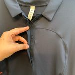 Lululemon Women’s  Quick-Drying Short Sleeve Polo Navy Blue Size 12 NEW Photo 4