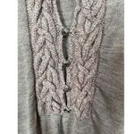 BKE Boutique Women's Wool Blend Knitted Long Sleeve Cardigan Brown Size Small Photo 5