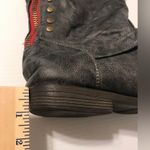Journee Collection gray red tall boots women size 10 Photo 10