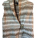 CHAPS  Womens Southwestern Knit Sweater Vest Size L Western Boho Aztec Fair Isle Photo 0