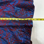 Anthropologie Anthro Maeve Pleated Shimmer Maxi Skirt Formal Red, Blue 2 Photo 2