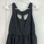 Silence + Noise  Medium Gray Wool Blend Open Back Tank Dress with Pockets Photo 5
