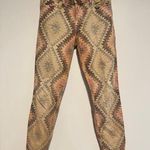 Current/Elliott The Stiletto Skinny Jeans 27 Desert Navajo Aztec Print USA Made Photo 0