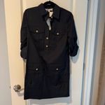 Veronica Beard NWT  Saude Cargo Black Mini Dress | Size 2 Photo 2