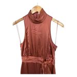 Cinq à Sept Winona Silk Dress Size 8 Bow Ruffled Hem Pink Photo 12