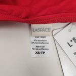 l*space L* Harrington Bikini Bottom High Rise Red Size XS NWT Bitsy Photo 3