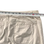 IZOD Vintage Y2K Mid Rise Cropped Cargo Beige Pants Size 12 90s Coastal Preppy Photo 5