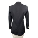 Derek Lam 10 Crosby Women's Black Long Sleeve Peacoat Blazer Suit Jacket Size 2 Photo 2