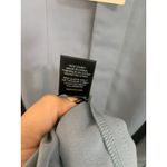 Charles Henry  Jumpsuit Blue V-Neck Long‎ Sleeve Tie Waist Photo 6