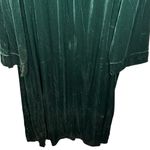 Vintage CW Classics Velvet Zip Green Robe‎ Size 4X Photo 1