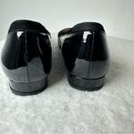 LK Bennett NWOB  London Black Patent Leather Velvet Pointed Toe Loafers Photo 8