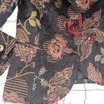 H&M  Black Floral Blazer Photo 6