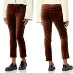 Paige ππ NWT Velvet Cindy Twisted Seam Straight Leg Jeans in Chicory Coffee Photo 1