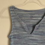 American Eagle Blue Striped Ribbed Mini Dress Photo 2