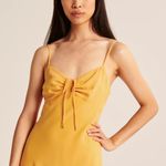 Abercrombie & Fitch Abercrombie | Cinch Front Slip Mini Dress Photo 4