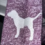 PINK - Victoria's Secret Victoria's Secret Pink Marled Purple Sweater Photo 3