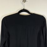 J.Crew  Black‎ Long Sleeve Button Up Tunic Top Blouse Shirt Women's Size 4 career Photo 7