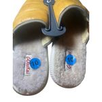 OluKai Moloa Pae Leather Slippers Mules Tan Shearling Lined Mens Sz 10 Photo 9