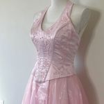 Vintage Beaded Prom Dress Pink Photo 1