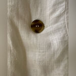 1. State  Linen Blend Double Breasted Sleeveless Dress size Large Cotton Lined Photo 1