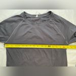 Athleta work out shirt, long sleeve, grey, size m Photo 4