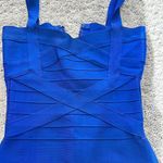 Royal Blue Bondage Dress Photo 1