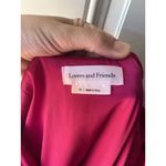 Lovers + Friends  Lorenza Mini Dress Fuchsia Pink Long Sleeve V-Neck Size Xs Photo 7