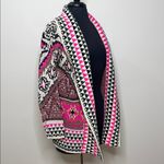 Alya  Chic Patterned Cardigan Sweater Size S/M Photo 3
