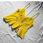 ZARA ★ Floral Top - Yellow/Pink ★ Photo 3