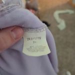 Vintage 60s Or 70s Lavender Purple Mod Style Tuxedo Shirt Ruffle Collar Photo 5