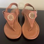 Tommy Hilfiger faux leather thong sandals Photo 2