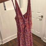 Angie  Pink and Orange Maxi Dress Photo 4