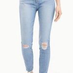 J.Crew Curvy Toothpick Skinny Distressed High Rise Tall Denim Jeans Photo 0