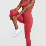 Gymshark Energy+ Seamless Crop Top Sports Bra - Red Sea Photo 9
