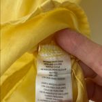 Caribbean Joe Yellow Puff Sleeve Blouse with Mandarin Collar Photo 8