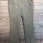 NWT Barbara Bui Pinstripe cotton blend Pant White Size 4 Photo 1