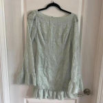 Majorelle 89  Esmeralda Seafoam Green Eyelet Dress Size Small Photo 2