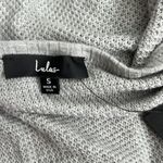 Lulus Personal Record Heather Grey Knit Balloon Sleeve Sweater Top Photo 5