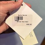 NWT Catherine Bacon Striped Button Photo 5