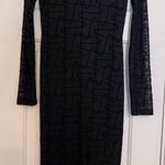 Hello Molly Black Long Sleeve Dress Photo 4