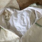 Handmade Winter wonderland ivory Long Sleeve Dress with Green beaded Accents Size undefined Photo 10