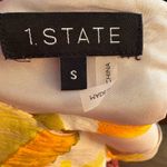 1. State  Floral Maxi Yellow Sleeveless Elastic Waist V Back Dress, Small Photo 2