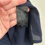 Storia Blue Tie Back Short Sleeve Flowy Cocktail Dress M Photo 4