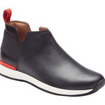 Vionic  Cece Black Leather Slip-On Sneaker Bootie Ankle Boot  Womens Sz 7.5 Wide Photo 0