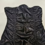 superdown  Lily Ruched Mini Dress in Black Small Photo 4